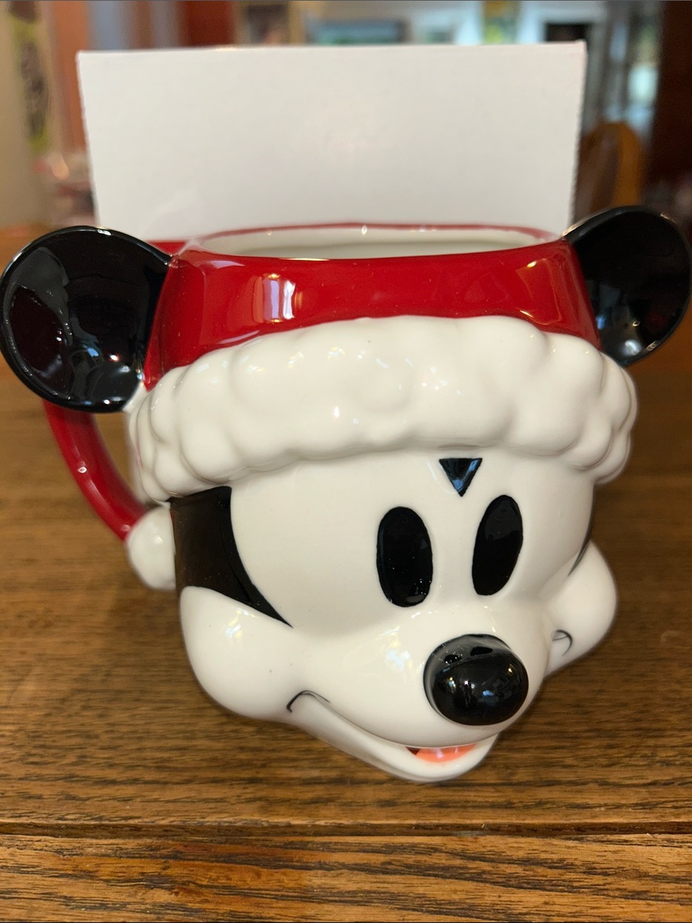 Disney Mickey Mouse Holiday Mug 🍵🧑‍🎄 holds 3 cups of tea, coffee, broth or soup